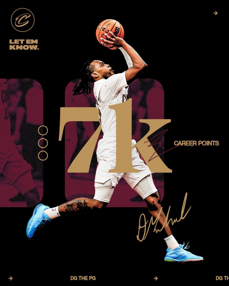 未來可期！加蘭騎士生涯得分達(dá)到7000分 隊(duì)史第11位！