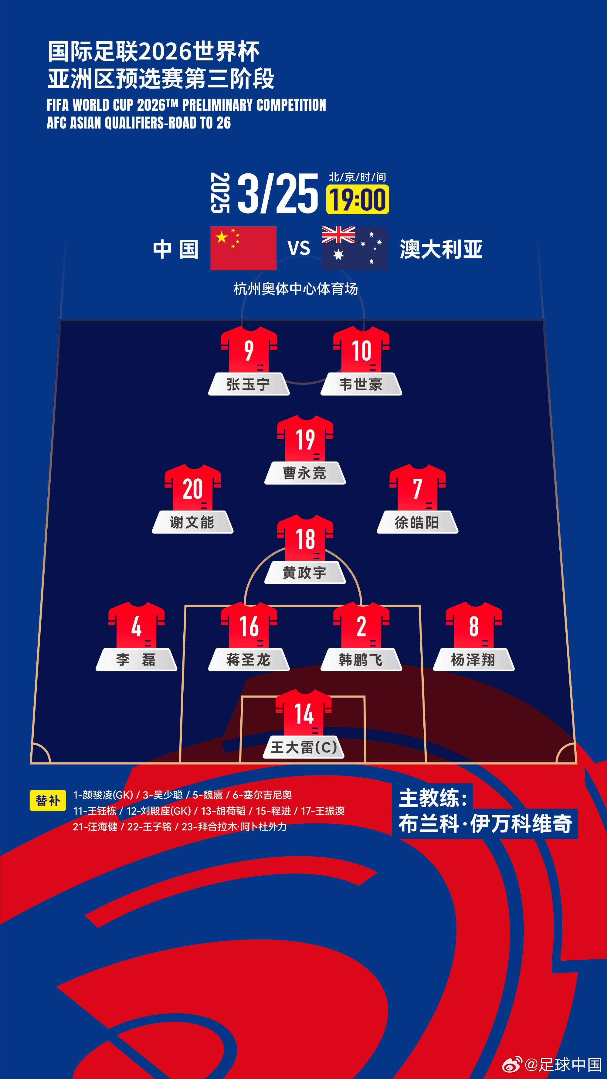 認(rèn)定單后腰！伊萬執(zhí)教國(guó)足12場(chǎng)全部是442，今天第7次菱形中場(chǎng)