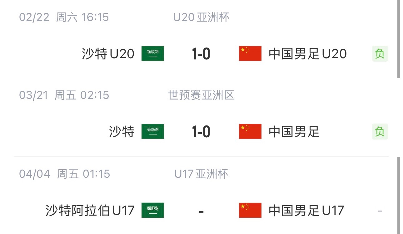 國(guó)字號(hào)三遇沙特！國(guó)少U17亞洲杯首戰(zhàn)對(duì)陣沙特，此前國(guó)足&國(guó)青均負(fù)